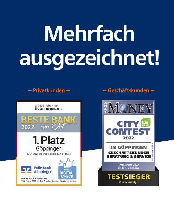 Mehrfach ausgezeichnet